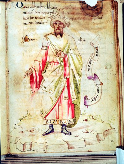 Jabir Ibn Hayyan, Abu Musa, arabski chemik i alchemik autorstwa Unbekannt