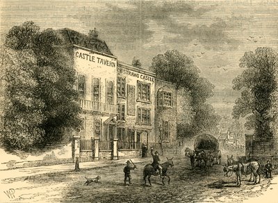 Zamek Jacka Strawsa, ok. 1876 r. autorstwa Unbekannt