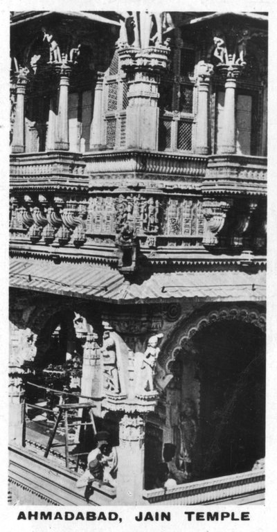 Świątynia Jain, Ahmedabad, Indie, ok. 1925 r. autorstwa Unbekannt
