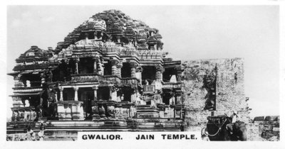 Świątynia Jain, Gwalior, Indie, ok. 1925 r. autorstwa Unbekannt