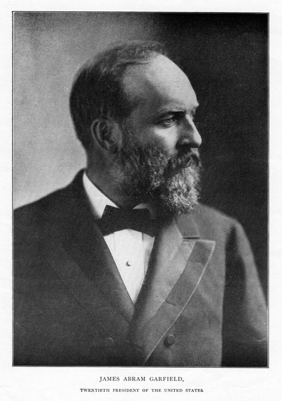 James Abram Garfield, 20 prezydent Stanów Zjednoczonych, ok. 1881 r. autorstwa Unbekannt
