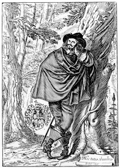 James Howell ok. 1594-1666, pisarz walijski, ok. XVII w. 1926 autorstwa Unbekannt