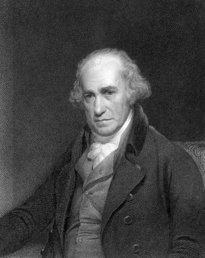 James Watt, szkocki inżynier i wynalazca, 1833 autorstwa Unbekannt