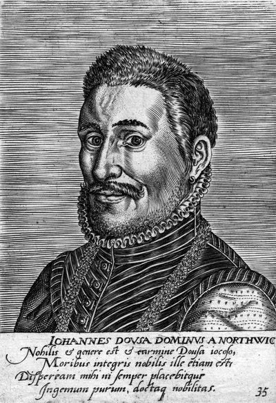 Janus Dousa 1545-1604, holenderski mąż stanu, historyk, poeta i filolog autorstwa Unbekannt