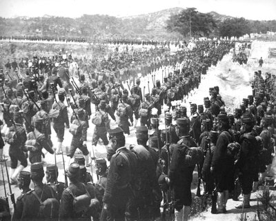wojska japońskie, Korea, ok. 1900 autorstwa Unbekannt