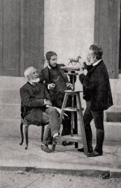 Jean Louis Ernest Meissonnier, francuski malarz i rzeźbiarz, 1880 autorstwa Unbekannt