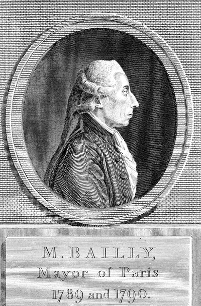 Jean Sylvain Bailly 1736-1793, francuski astronom, pisarz i polityk autorstwa Unbekannt