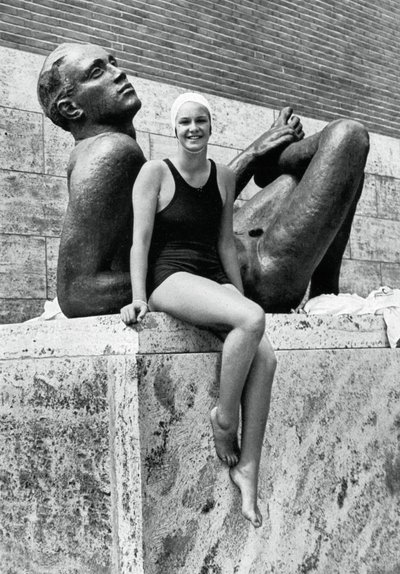 Jeanette Campbell, argentyńska pływaczka, Igrzyska Olimpijskie w Berlinie, 1936 r autorstwa Unbekannt