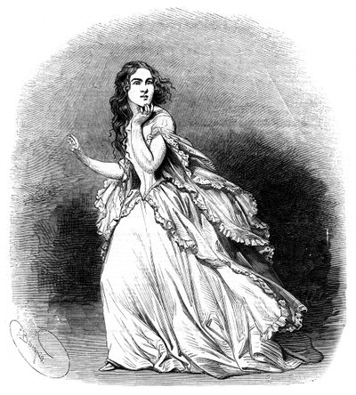 Jenny Lind, sopran znany jako szwedzki słowik, 1848 autorstwa Unbekannt