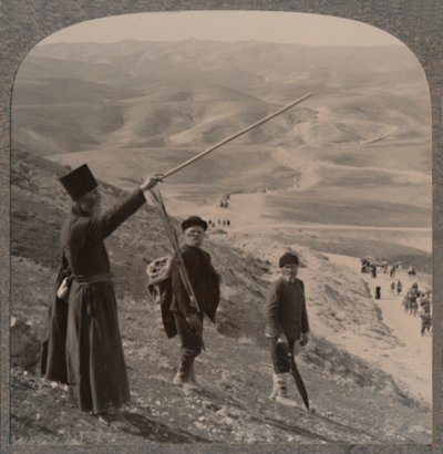 Droga Jerycho, w pobliżu zajazdu Samarytanie, ok. 1900 autorstwa Unbekannt
