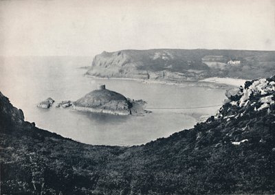 Jersey - Portelet Bay i Janvrin Island, 1895 autorstwa Unbekannt