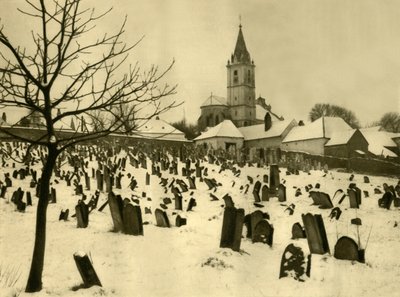Cmentarz żydowski, Mattersburg, Burgenland, Austria, c1935. autorstwa Unbekannt