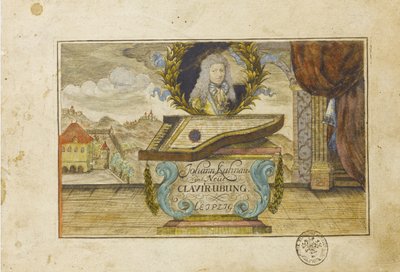 Johann Kuhnau Nowe ćwiczenia Claviera, 1689 r autorstwa Unbekannt
