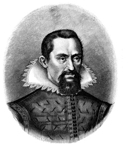 Johannes Kepler, niemiecki astronom, początek XVII wieku, ok. 1903 autorstwa Unbekannt