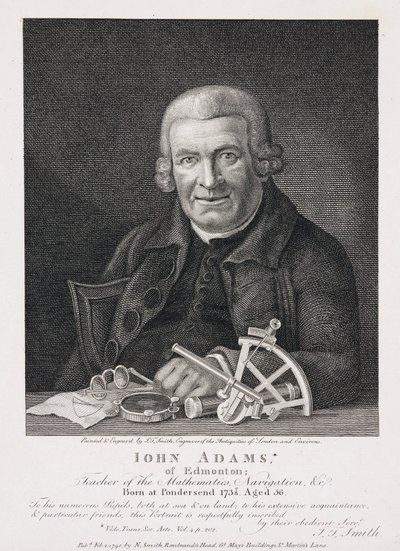 John Adams, matematyk autorstwa Unbekannt