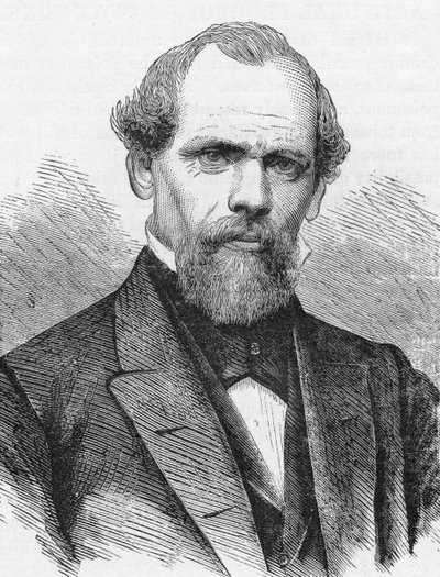 John Augustus Roebling, amerykański inżynier budownictwa, 1874 autorstwa Unbekannt
