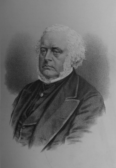 John Bright, brytyjski polityk i mówca, 1870 1883. autorstwa Unbekannt