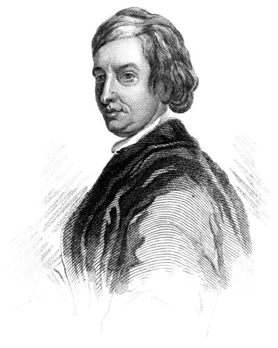 John Dryden, XVII-wieczny angielski poeta, krytyk literacki i dramaturg, ok. 1850 autorstwa Unbekannt