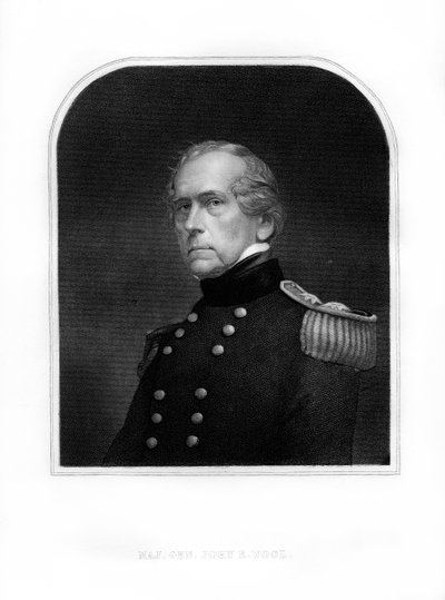 John Ellis Wool, oficer armii Stanów Zjednoczonych, 1872 r. autorstwa Unbekannt