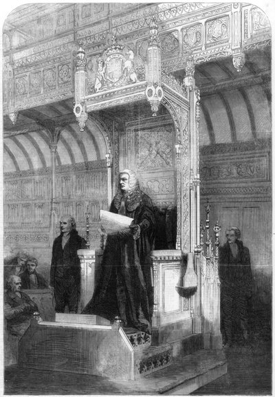 John Evelyn Denison, przewodniczący Izby Gmin, 1857 autorstwa Unbekannt