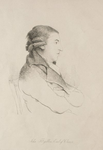 John Fitzgibbon, hrabia Clare, początek XIX wieku. autorstwa Unbekannt