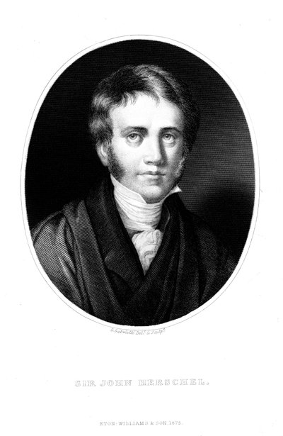 John Frederick Herschel 1792-1871, angielski astronom i naukowiec, jako młody człowiek autorstwa Unbekannt