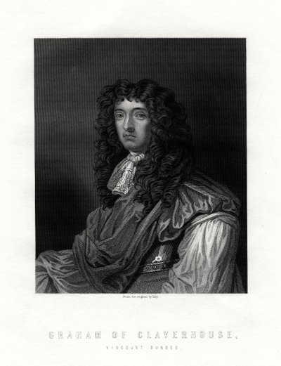 John Graham z Claverhouse, 1. wicehrabia Dundee ok. 1648-1689, XIX wiek autorstwa Unbekannt