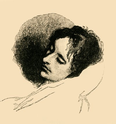 John Keats, 1821, c1876. autorstwa Unbekannt