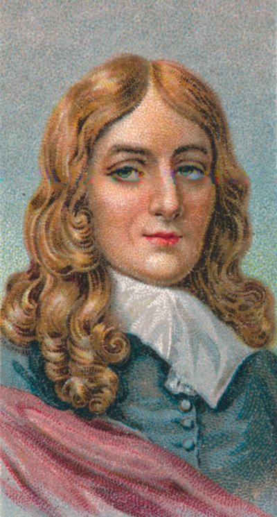 John Milton 1608-1674, angielski poeta, 1924 autorstwa Unbekannt