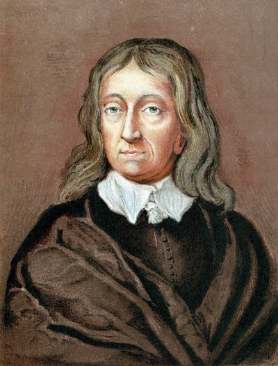John Milton 1608-1674, angielski poeta, c1645-1674 autorstwa Unbekannt