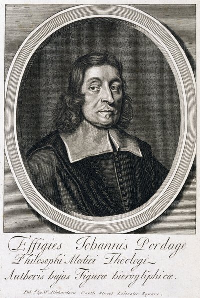 John Pordage, angielski rektor, astrolog i mistyk, ok. 1670s autorstwa Unbekannt