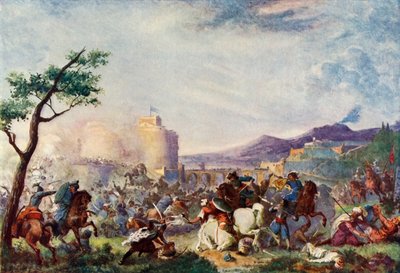 Jan Sobieski na odsieczy wiedeńskiej, 1683, c1915. autorstwa Unbekannt