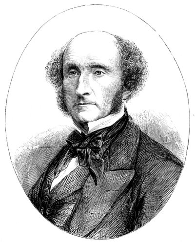 John Stuart Mill 1806-1873, brytyjski reformator społeczny i filozof autorstwa Unbekannt
