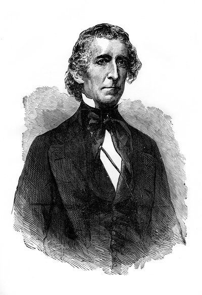 John Tyler, dziesiąty prezydent Stanów Zjednoczonych, 1872 r. autorstwa Unbekannt