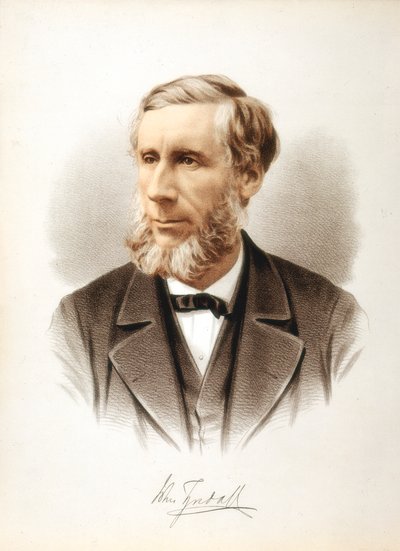 John Tyndall, irlandzki fizyk i popularyzator nauki, urodzony w Irlandii, ok. 1880 r. autorstwa Unbekannt