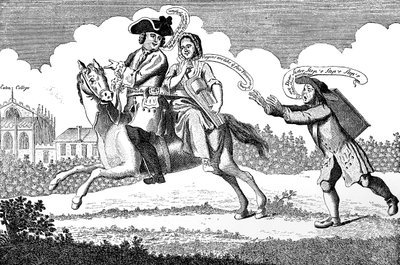 Jan z Gant dosiadł, czyli Mars w swojej podróży..., 1747 autorstwa Unbekannt