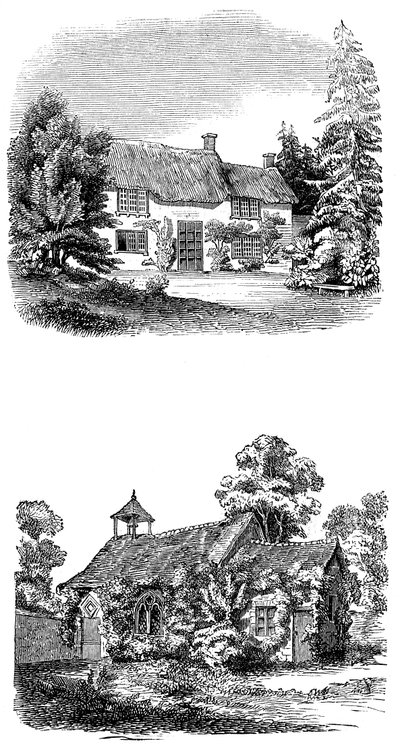 Miejsce urodzenia Josepha Addisona w Milston niedaleko Amesbury, Wiltshire autorstwa Unbekannt