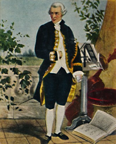 Józefa Haydna 1732-1809. - Obraz Hammanna, 1934. autorstwa Unbekannt