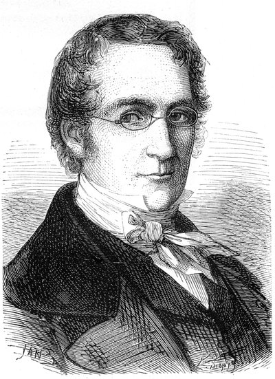 Joseph Louis Gay-Lussac, francuski chemik, fizyk i baloniarz, c1870 autorstwa Unbekannt