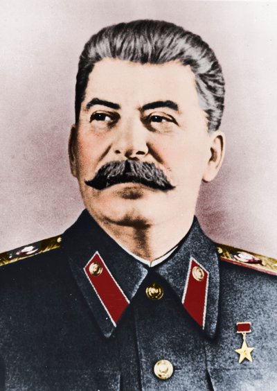 Józef Stalin 1879-1953, przywódca sowiecki, lata 40. XX wieku. autorstwa Unbekannt