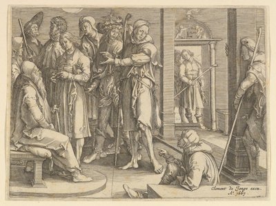 Józef opowiadający swoje sny Jakubowi kopia, 1640-70. autorstwa Unbekannt