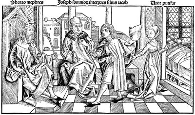 Józef interpretujący sen faraonów, 1493 autorstwa Unbekannt
