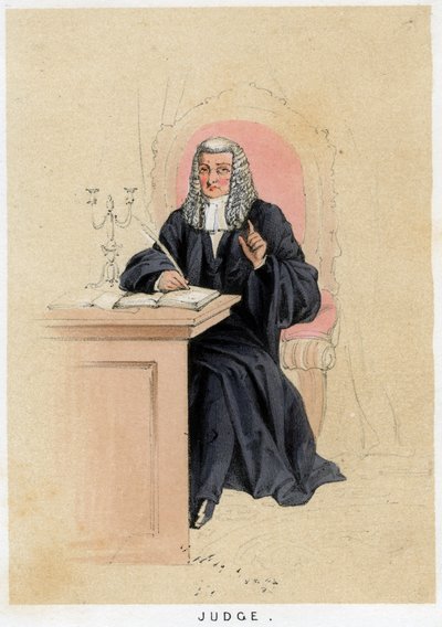 Sędzia, 1855 autorstwa Unbekannt