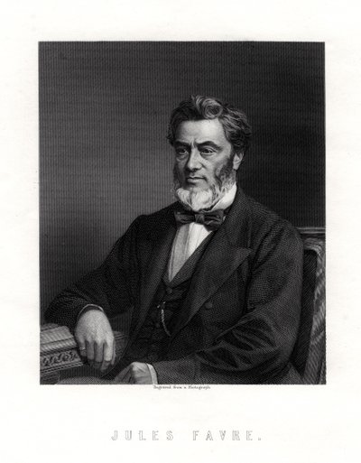 Jules Claude Gabriel Favre, francuski mąż stanu, XIX w. autorstwa Unbekannt