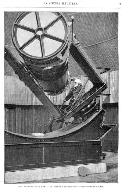 Jules Pierre Cesar Janssen, francuski astronom, 1893 autorstwa Unbekannt