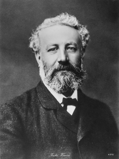 Jules Verne, francuski autor przygód i science fiction, koniec XIX wieku autorstwa Unbekannt