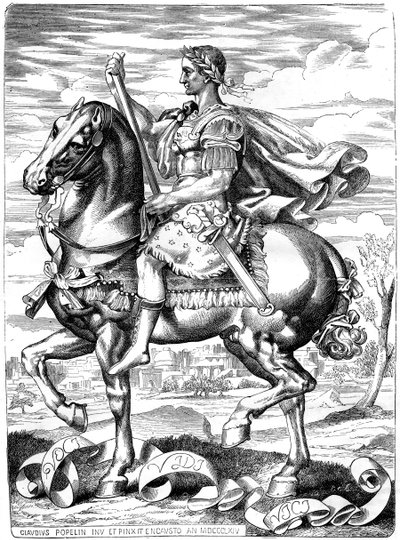 Juliusz Cezar, rzymski generał i mąż stanu, I wiek pne 1882-1884 autorstwa Unbekannt