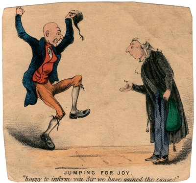 Jumping for Joy - z przyjemnością informujemy Pana, że osiągnęliśmy cel! autorstwa Unbekannt