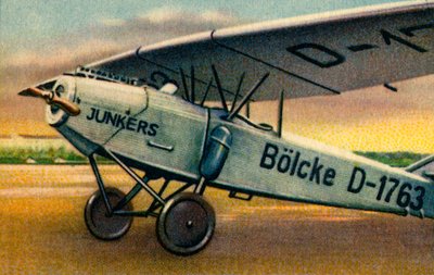 Samolot Junkers T 26E, lata 20., 1932. autorstwa Unbekannt