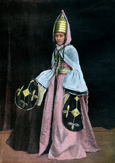 Kobieta kabardyńska, ok. 1890 r. autorstwa Unbekannt